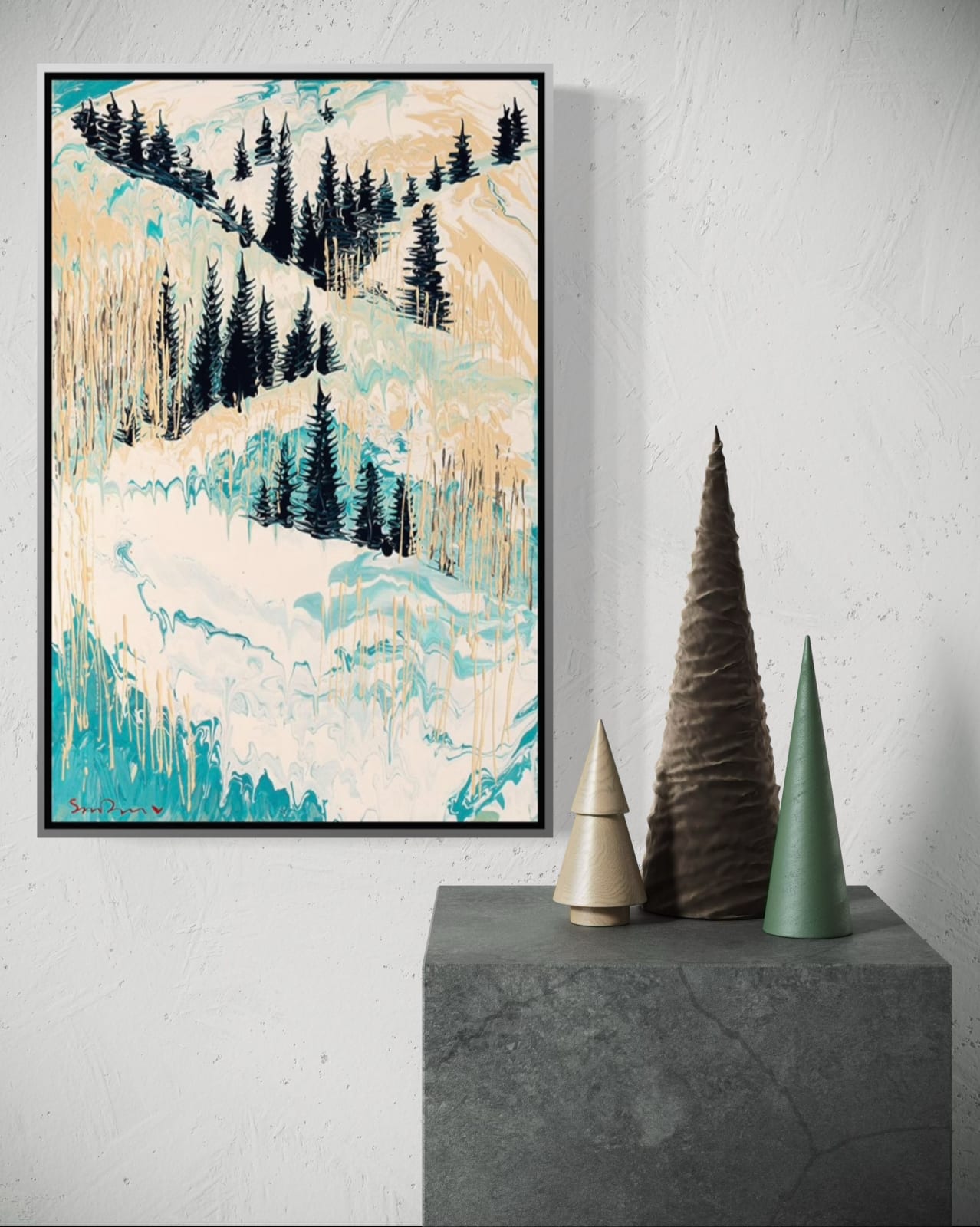 Simon Bull, Wayside Spruces, 2025