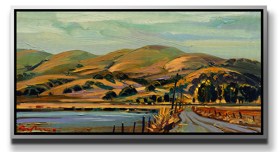 Simon Bull, The Road To Grizzly Bay, CA, 2024