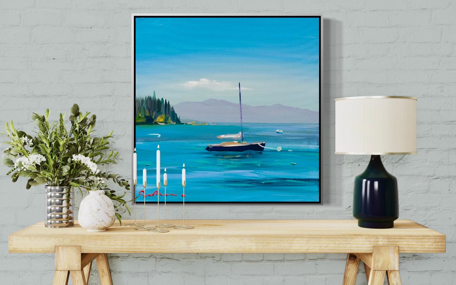 Simon Bull, Tahoe Blue, 2025