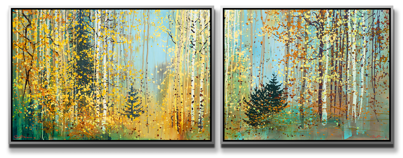 Simon Bull, Welcome Home! I & II (diptych), 2025