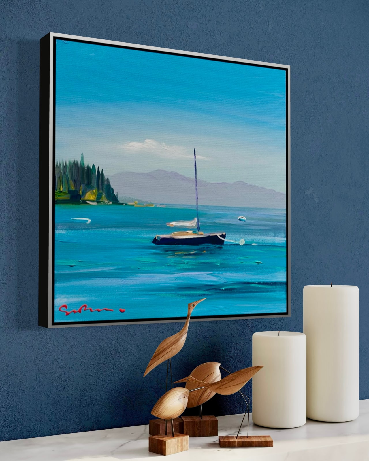 Simon Bull, Tahoe Blue, 2025