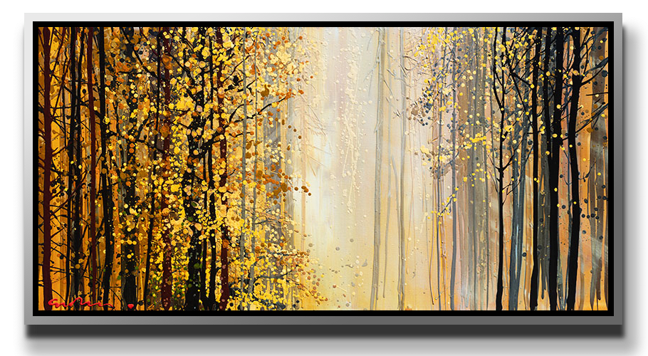 Simon Bull, Woodland Mist, 2025