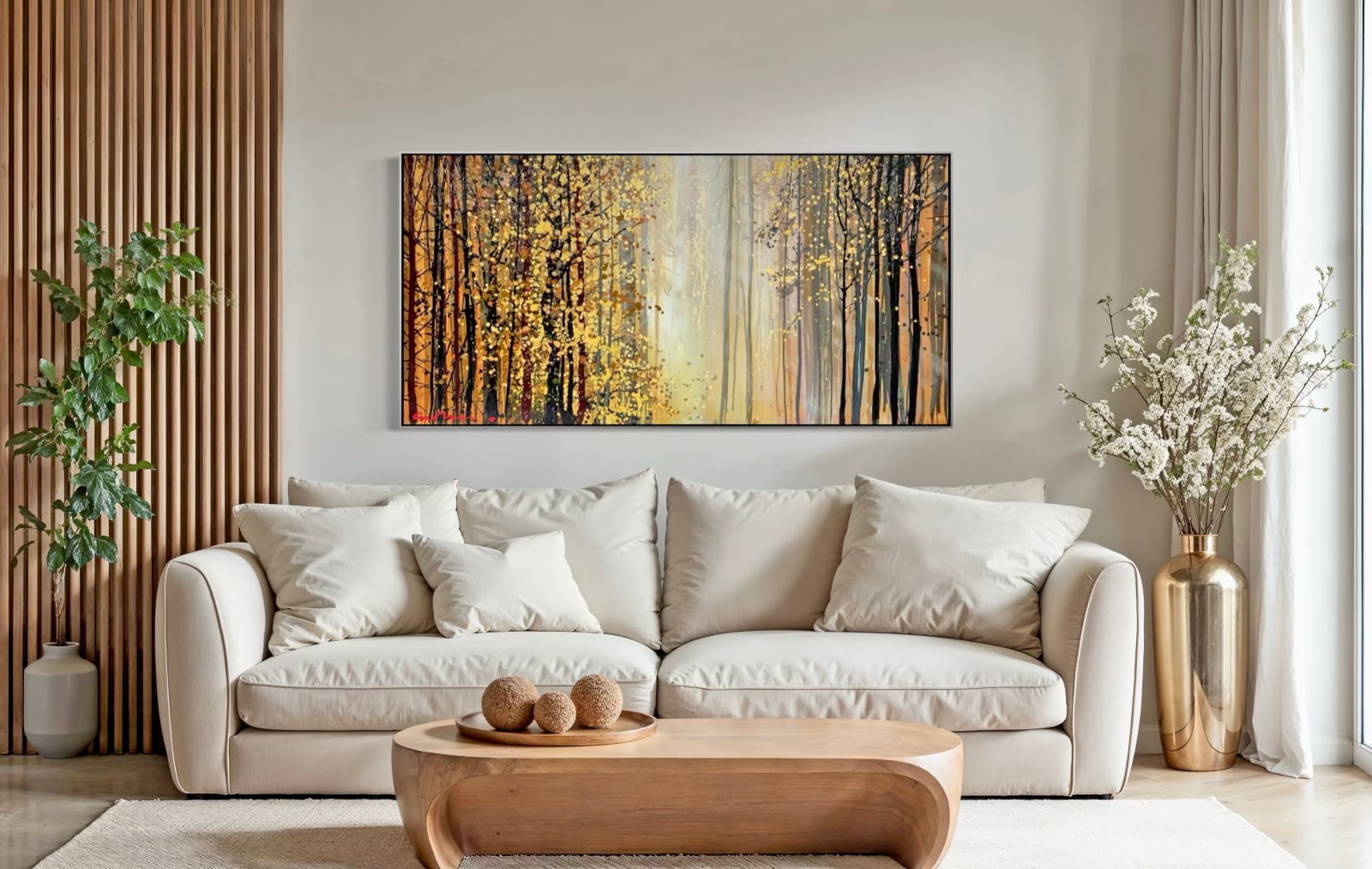 Simon Bull, Woodland Mist, 2025