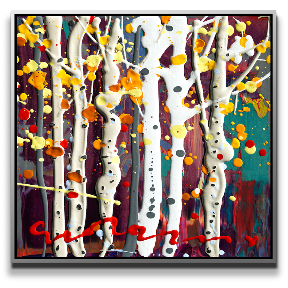 Simon Bull, White Trees, 2022