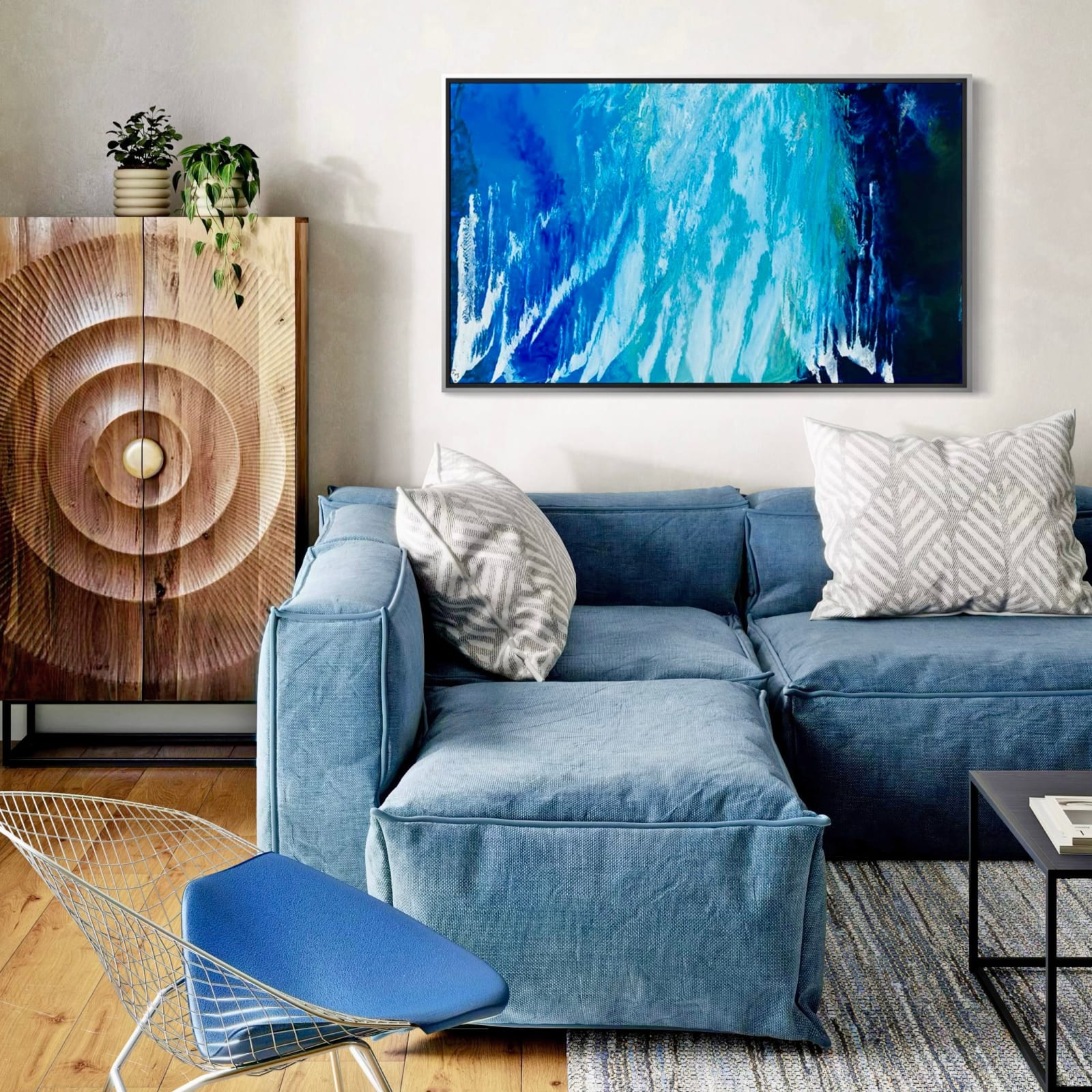 Simon Bull, Blue Land, 2025