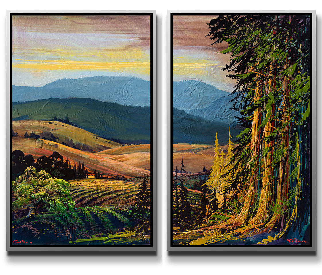 Simon Bull, Homeward Bound I & II (Diptych), 2025