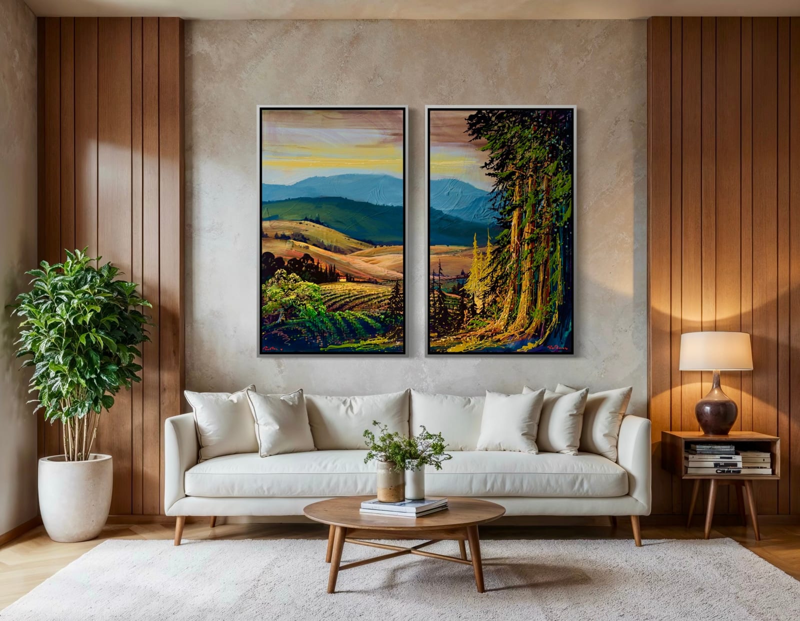 Simon Bull, Homeward Bound I & II (Diptych), 2025