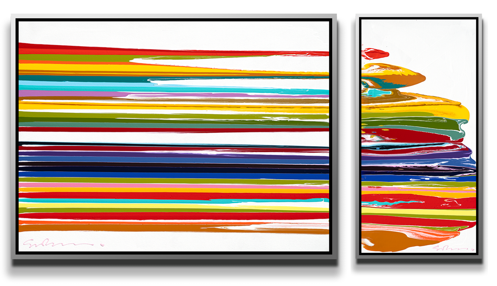 Simon Bull, Across the Sea I & II, 2023