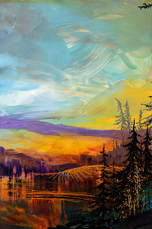 Simon Bull, Elysian Fields IV-V, 2024