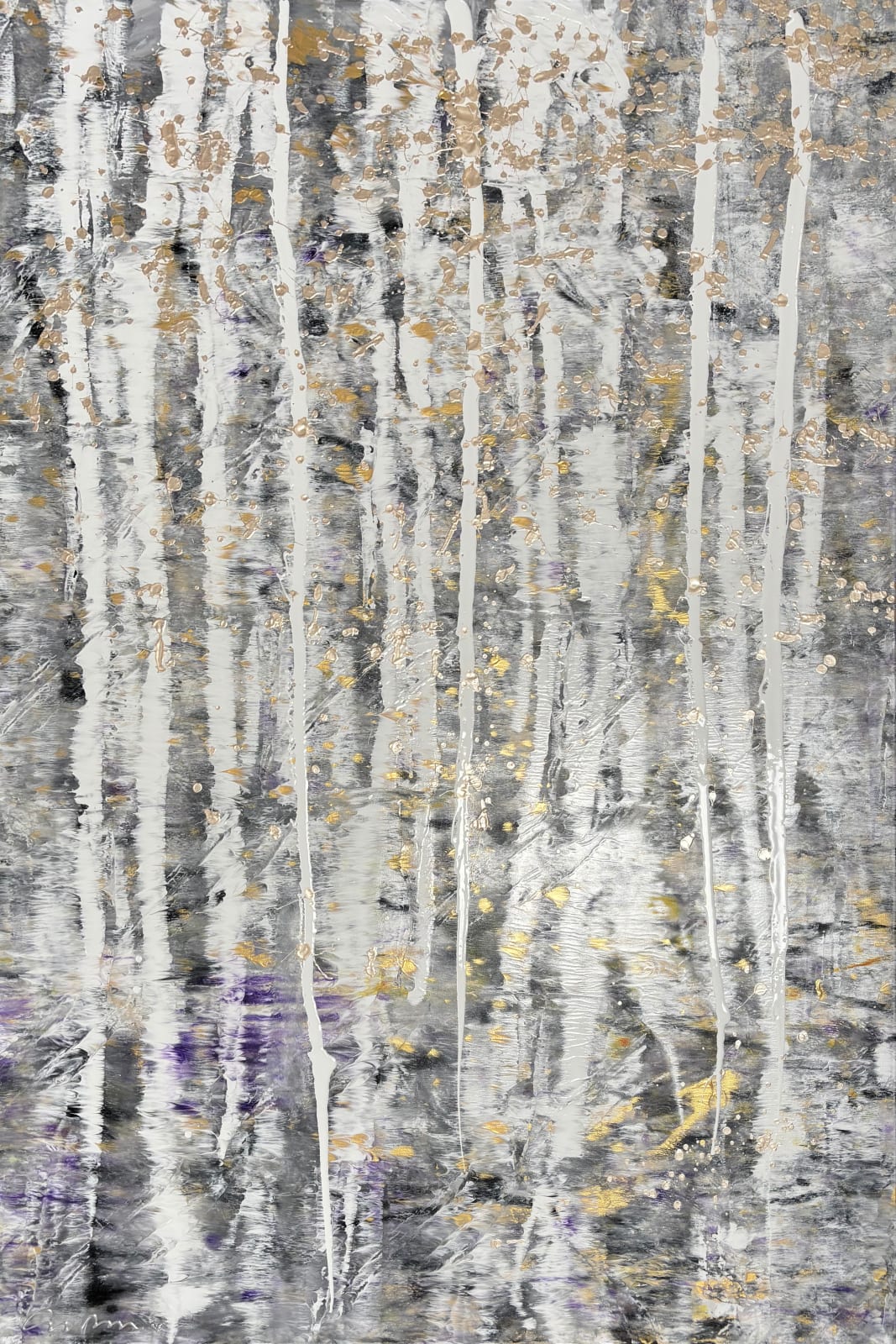 Simon Bull, Whispering Grove I & II (diptych), 2025