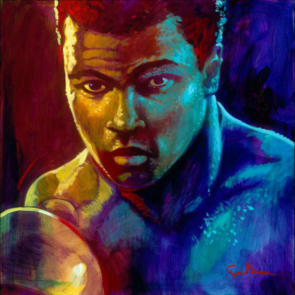 Simon Bull, The Champ, Metal Print, 2017