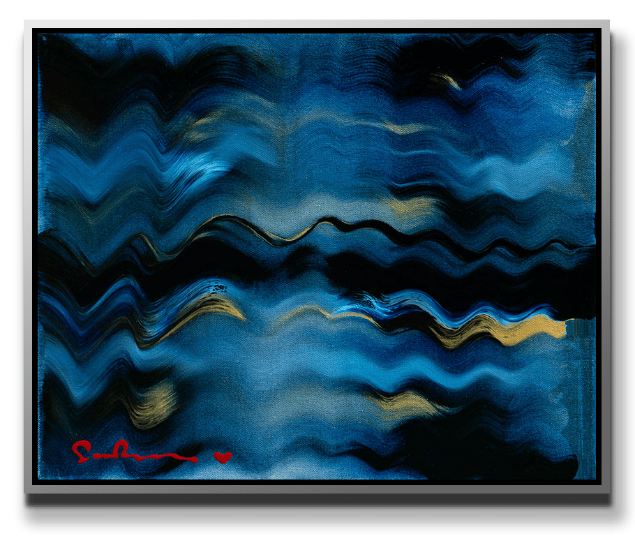 Simon Bull, Indigo and Blue, 2020