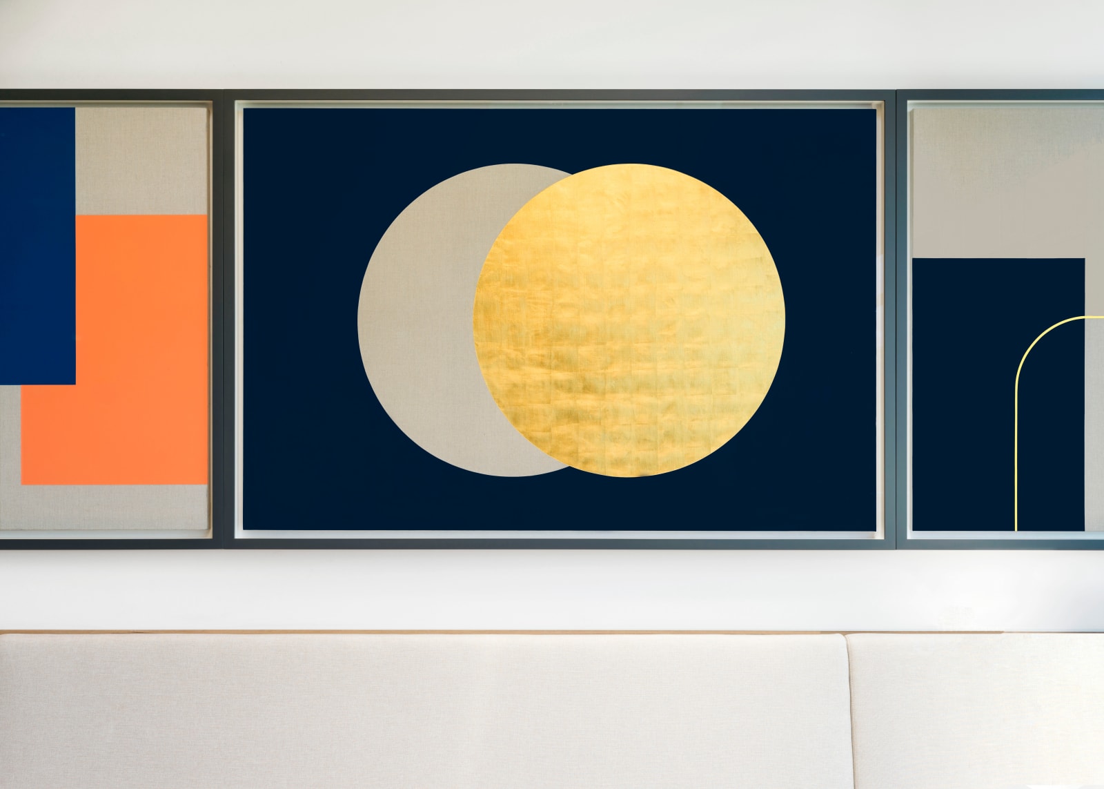 A Cosmos – Pink, Blue, Black and Gold, 2021