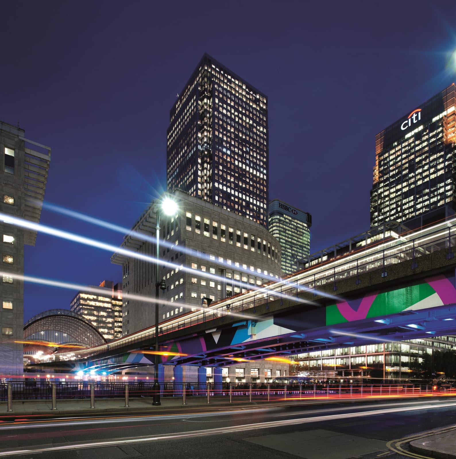 A Beautiful Sunset Mistaken, Canary Wharf London, 2012