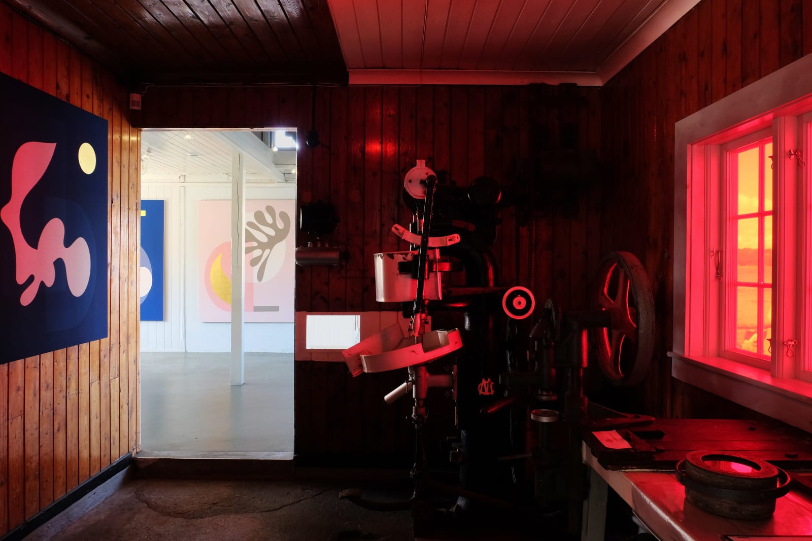 On Being Blue (Red Room), 2022