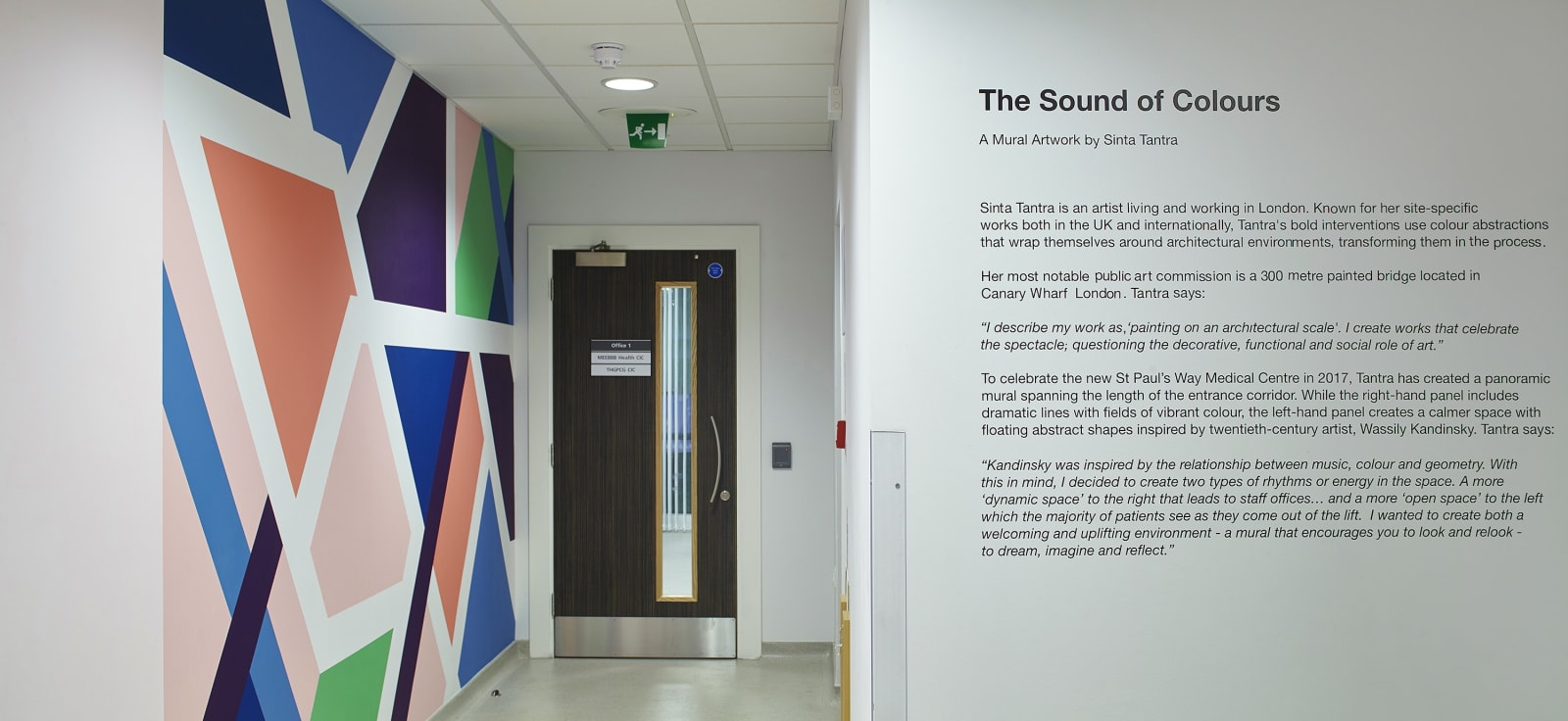 The Sound of Colours, St Paul's Way Medical Centre, London, 2017