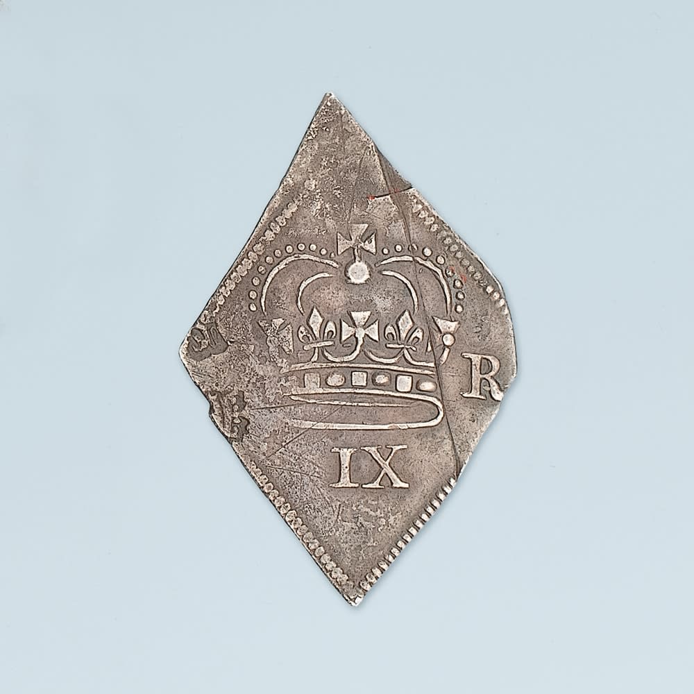 A Charles I Silver Newark Besieged Ninepence, 1645
