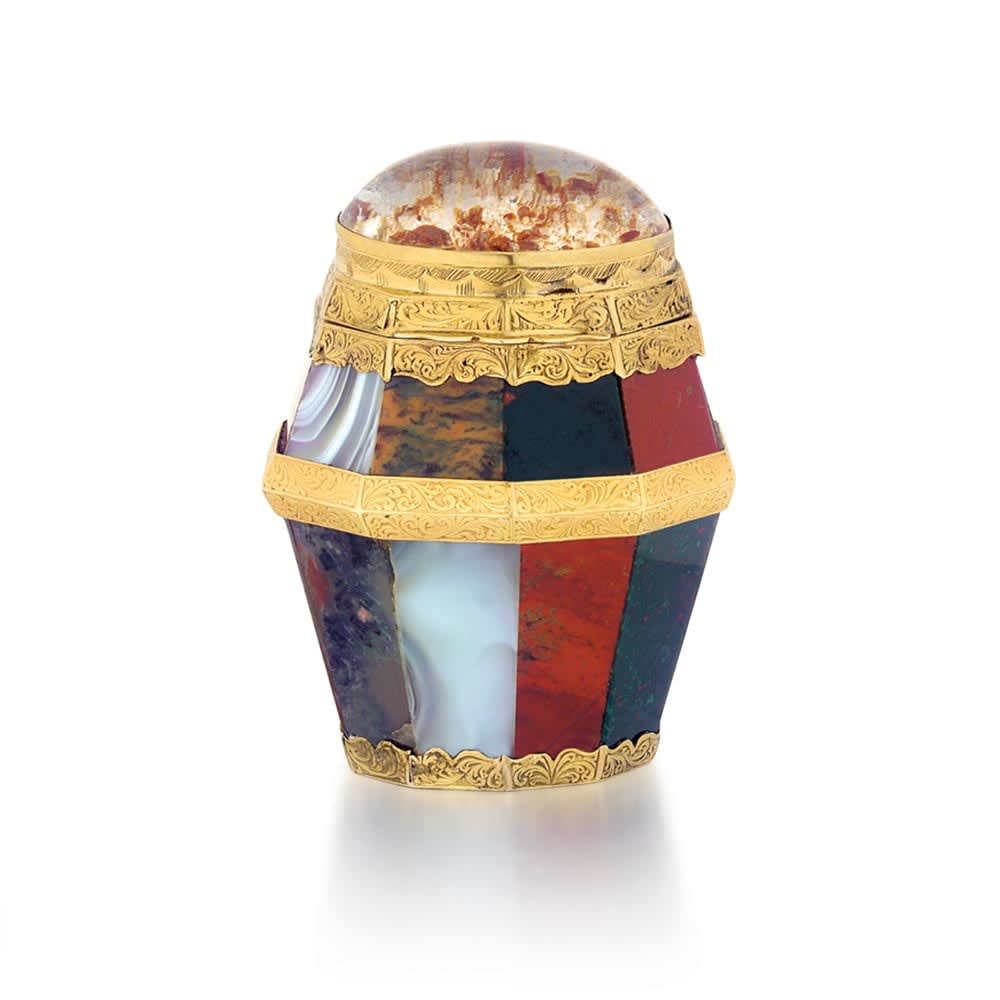 An Antique Gold-Mounted Scottish Vinaigrette, c. 1830