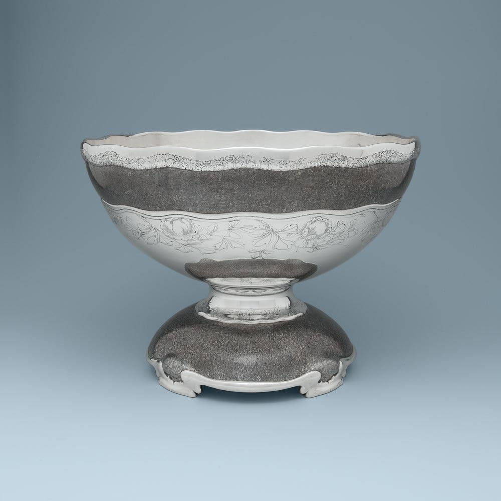 Tiffany & Co., A Large American Silver and Mokume Bowl, c. 1879