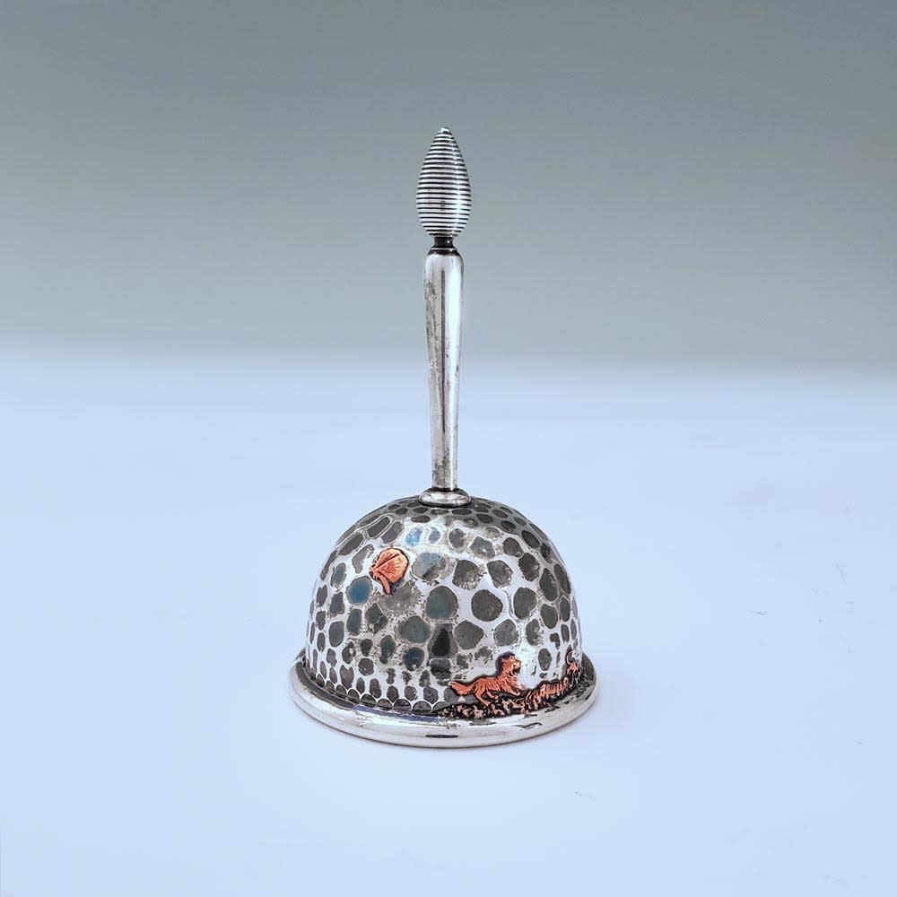 Gorham Mfg. Co., An American Mixed-Metals Silver Bell, c. 1890