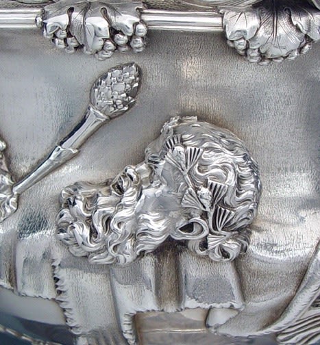 A Georgian Antique Old Sheffield Plate "Warwick Vase" Wine Cooler, 1815