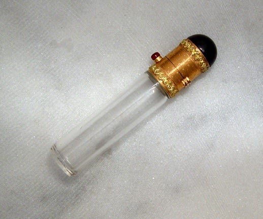 A Victorian Antique Gold Perfume Bottle, c. 1885