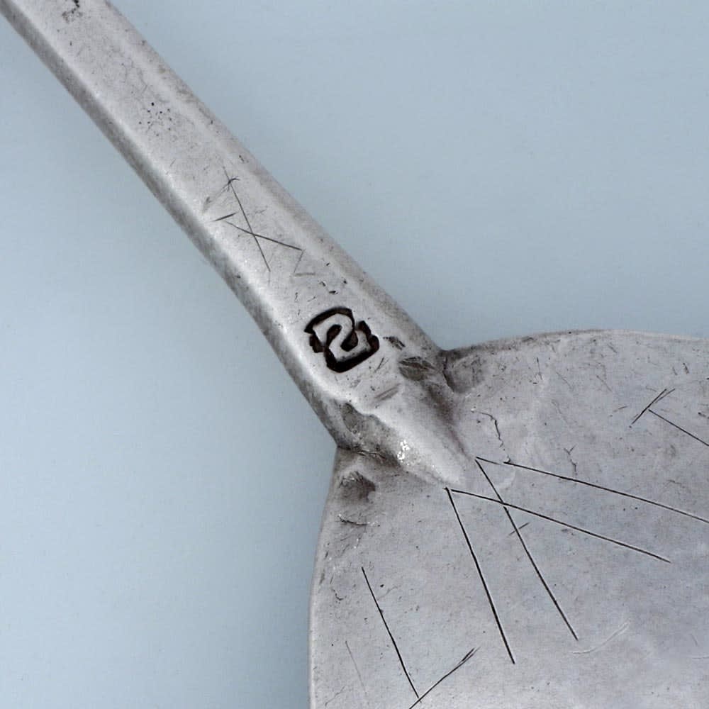 A Provincial Antique English Silver Maiden Head Spoon, 1520