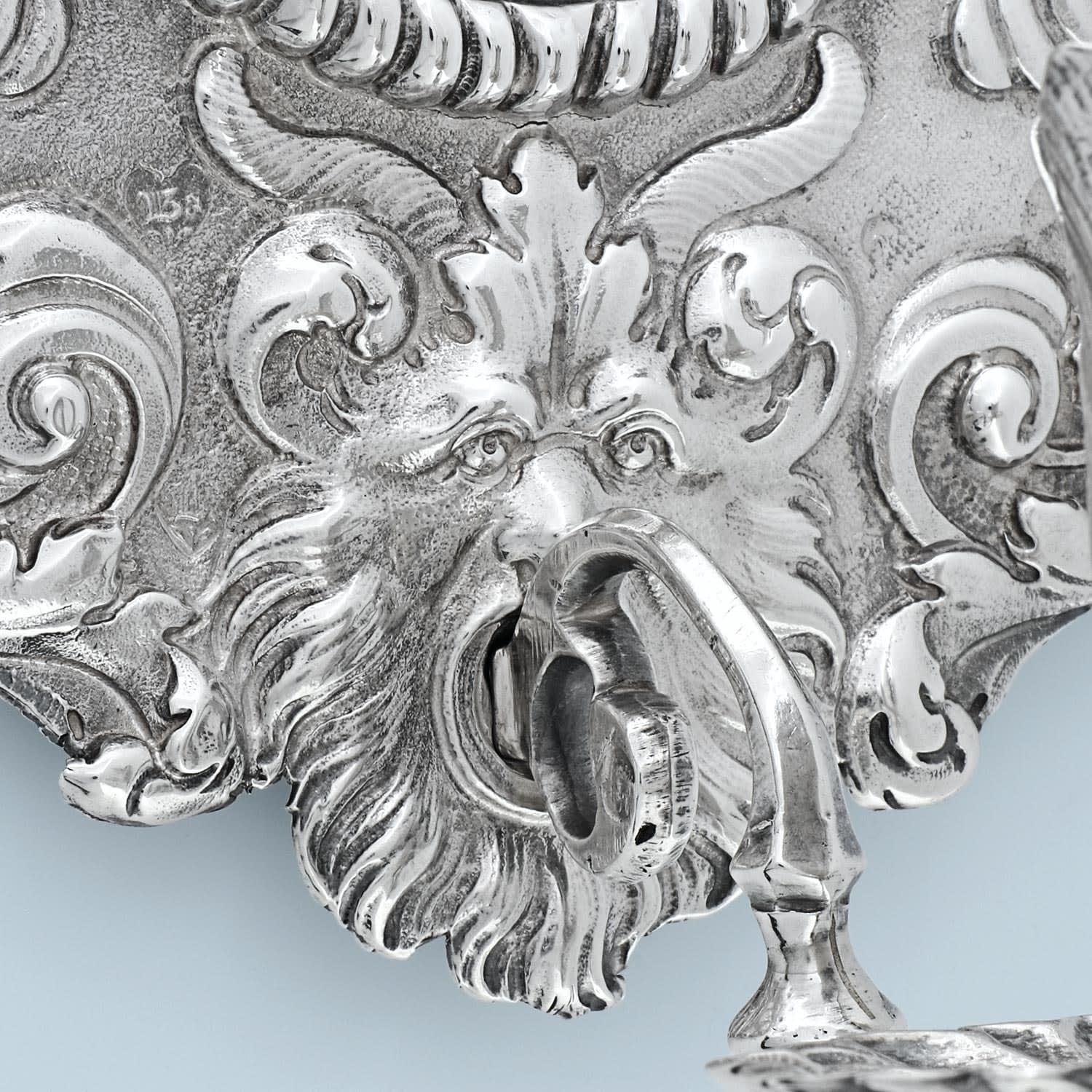 John Barnard, A Pair of William III Antique English Silver Wall Lights, 1700