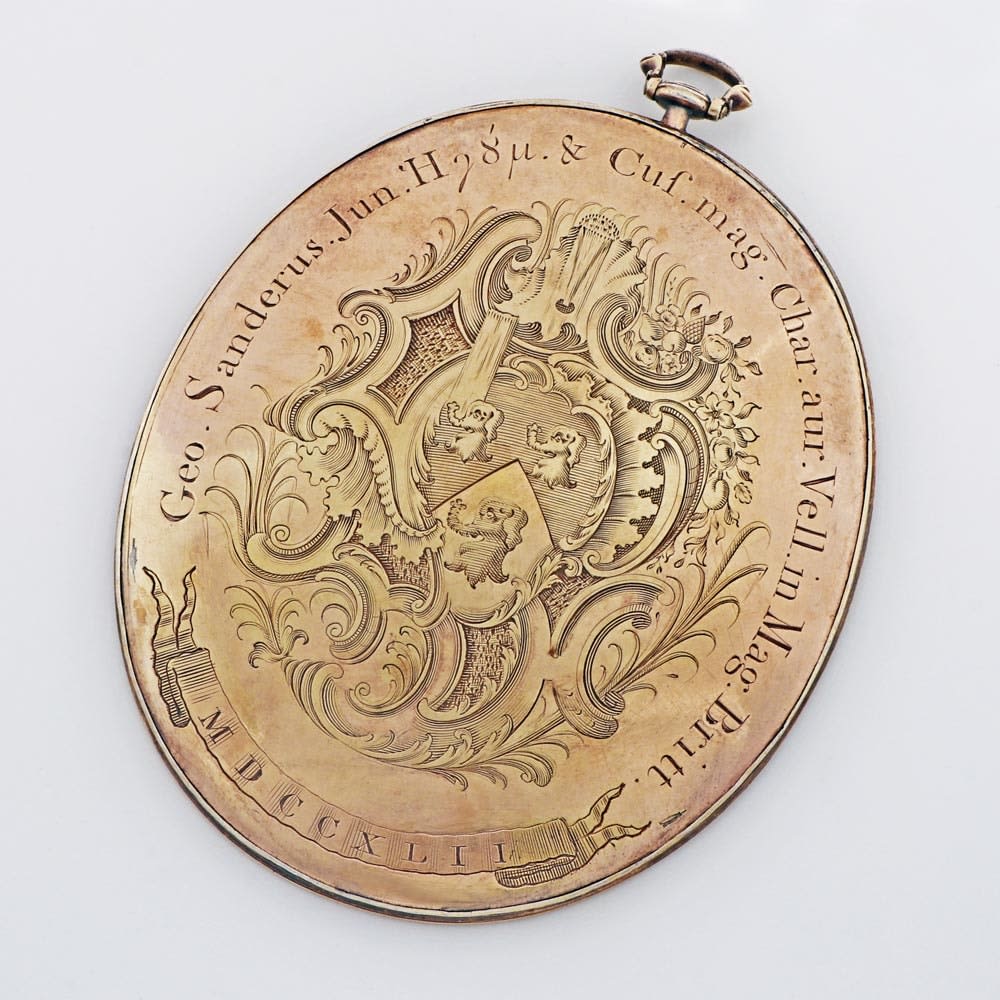 A George II Silver-Gilt Masonic Badge, 1742
