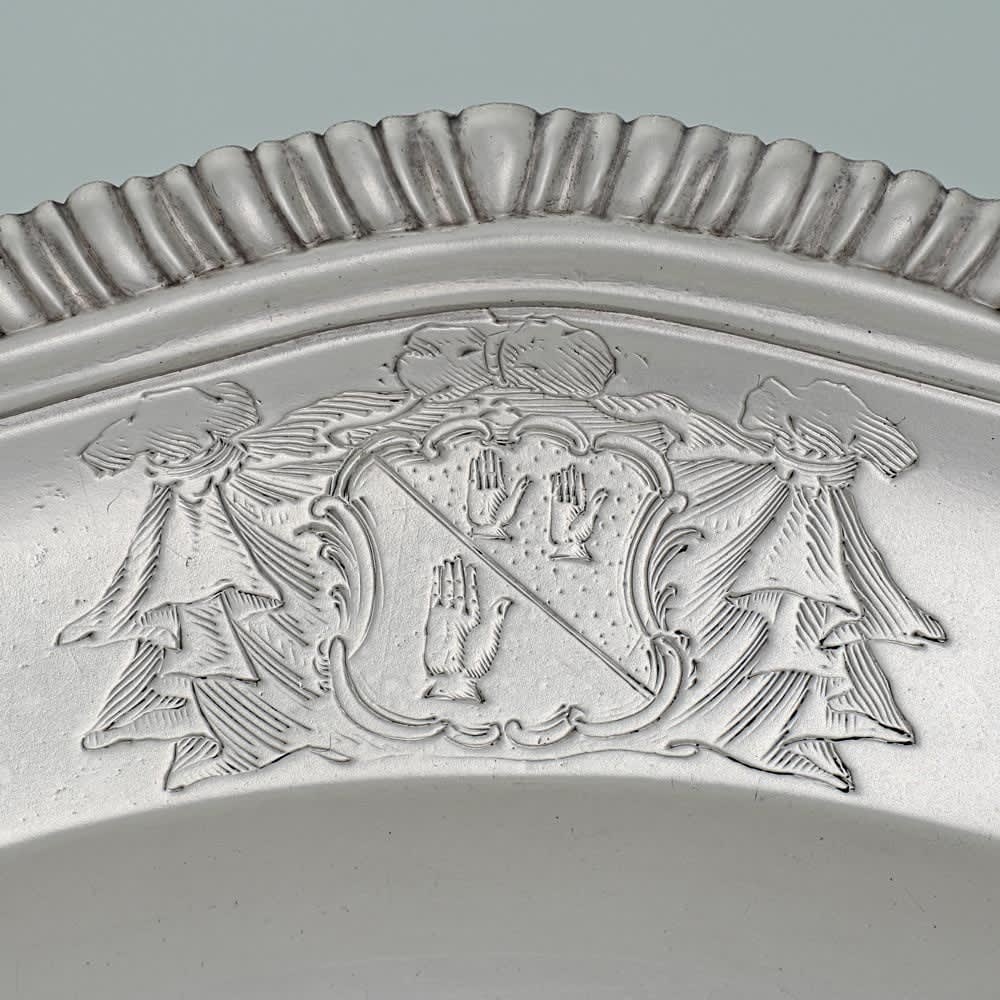 George Methuen, A Set of Four George III Antique English Silver Second Course Dishes, 1761