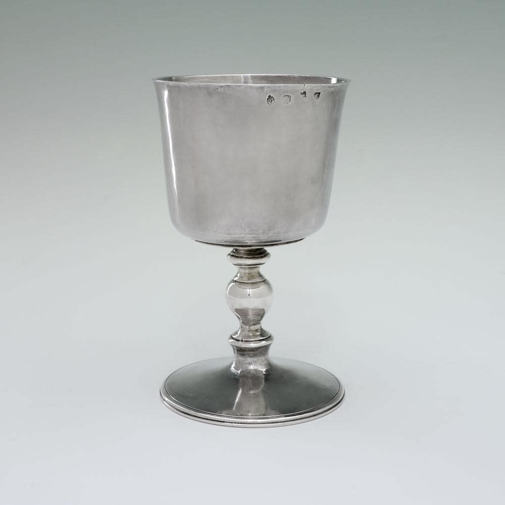 DR, A Charles II Antique English Silver Wine Cup, 1663