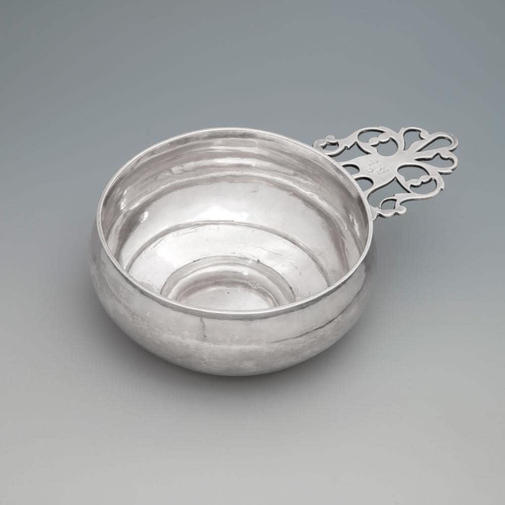 Samuel Vernon, An Early American Silver Porringer, c. 1730