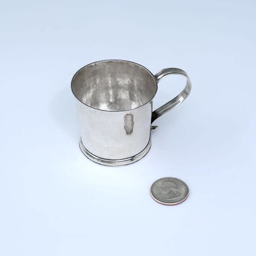Ferdinando Hughes, A William III Antique English Silver Tot Cup, 1697