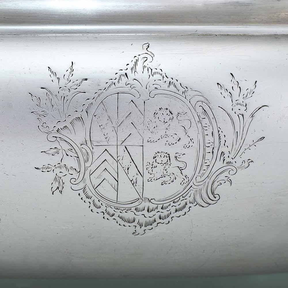 Ayme Videau, A George II Antique English Silver Soup Tureen, 1754
