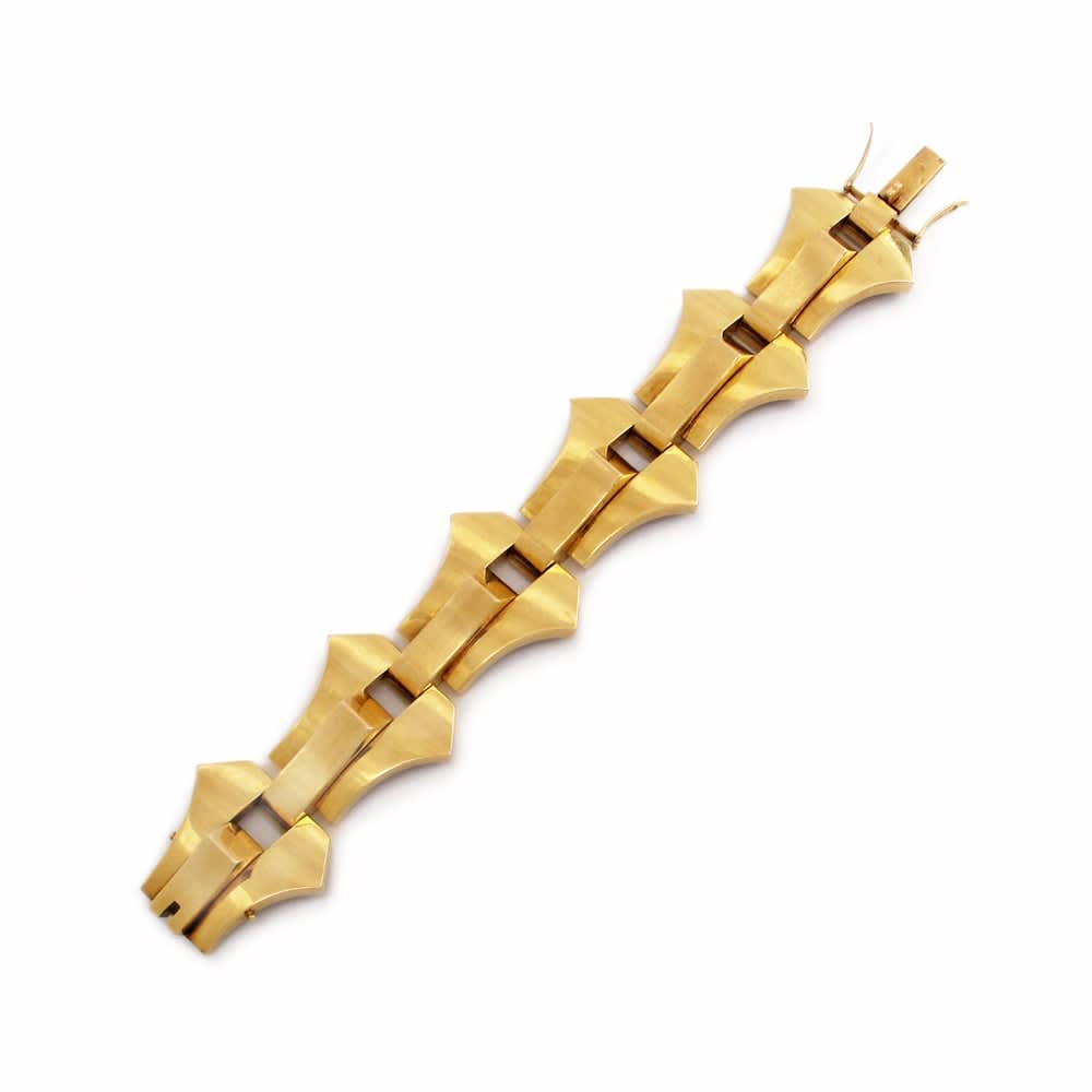 Boucheron, A French Retro Gold Bracelet, c. 1940