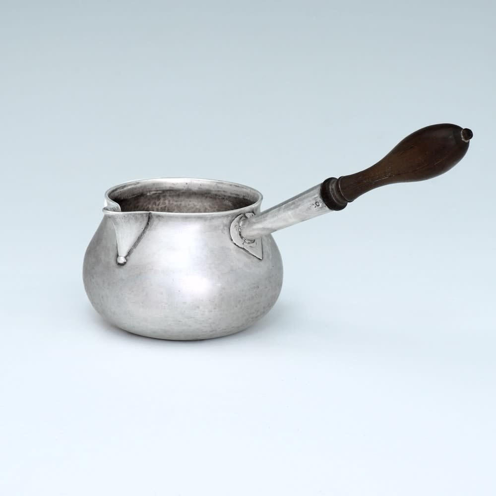 Gamon, John, A Small George II Antique English Silver Brandy Warmer, 1732