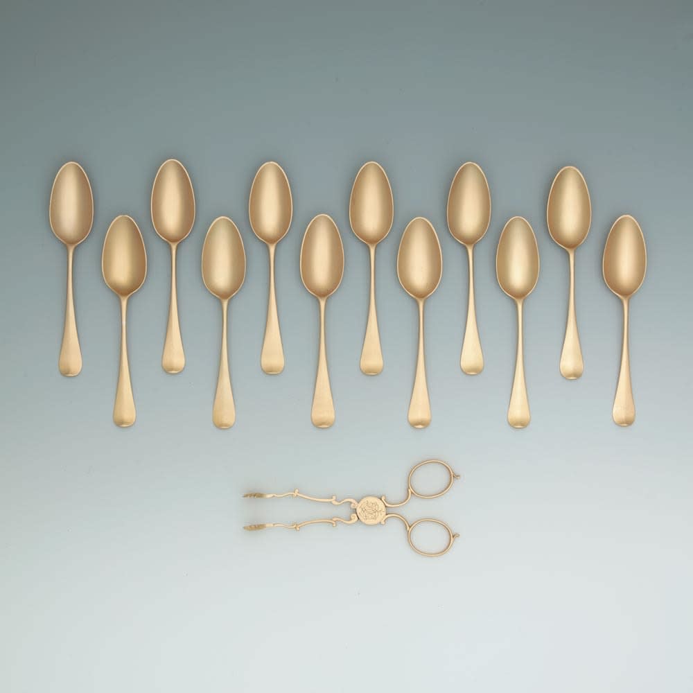 Gold teaspoons sale