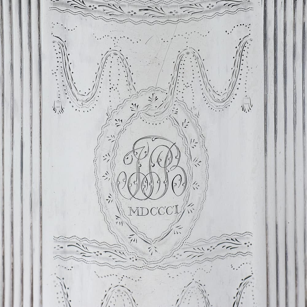 An Early American Silver Teapot, 1801