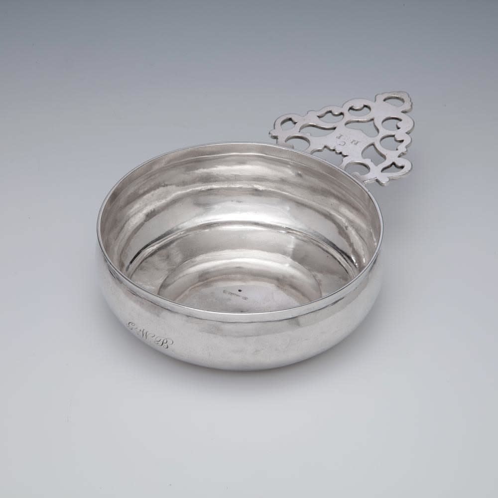 George Hanners, An Early American Silver Porringer, 1720