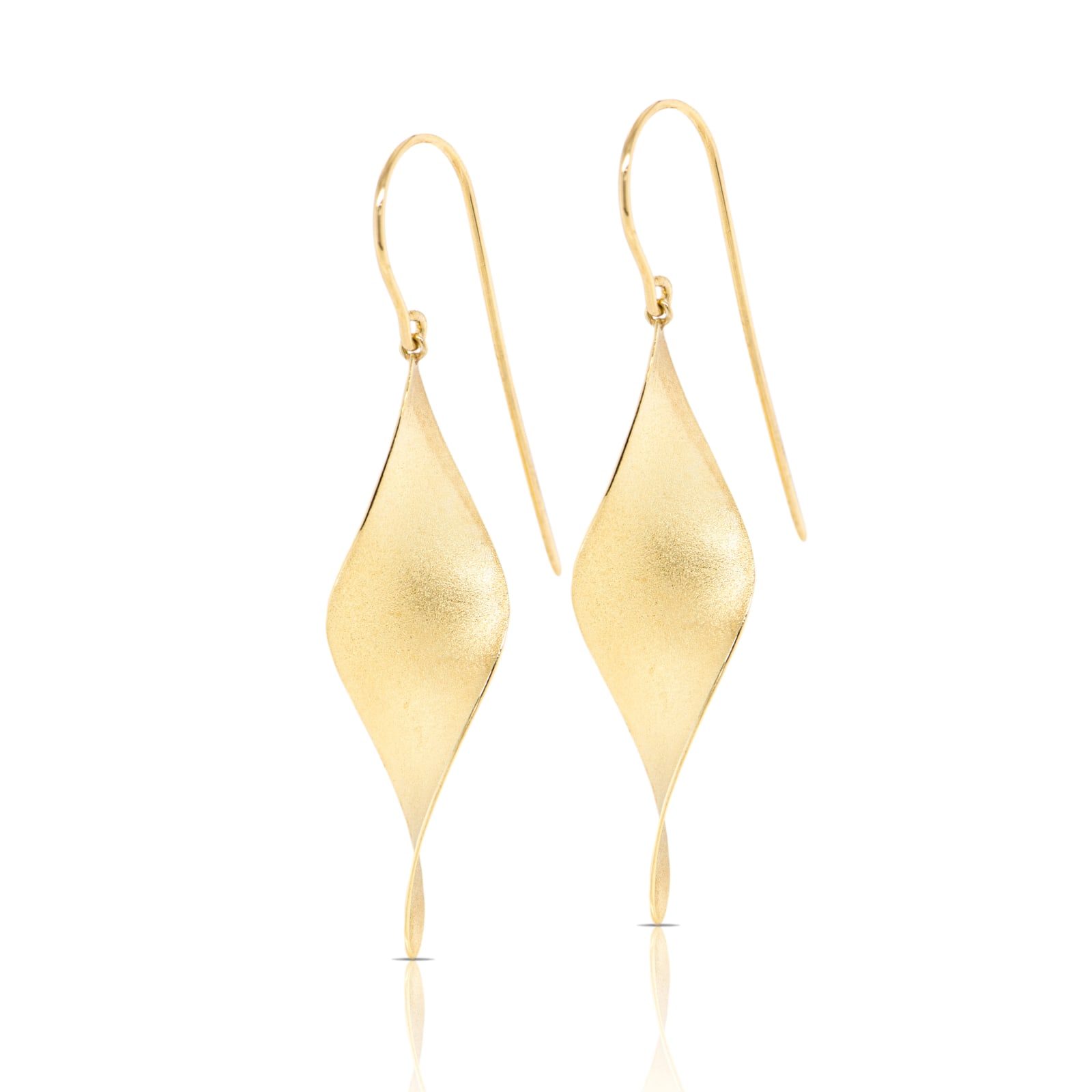 Timo Krapf, Gilia Petal Earring, 18K YG