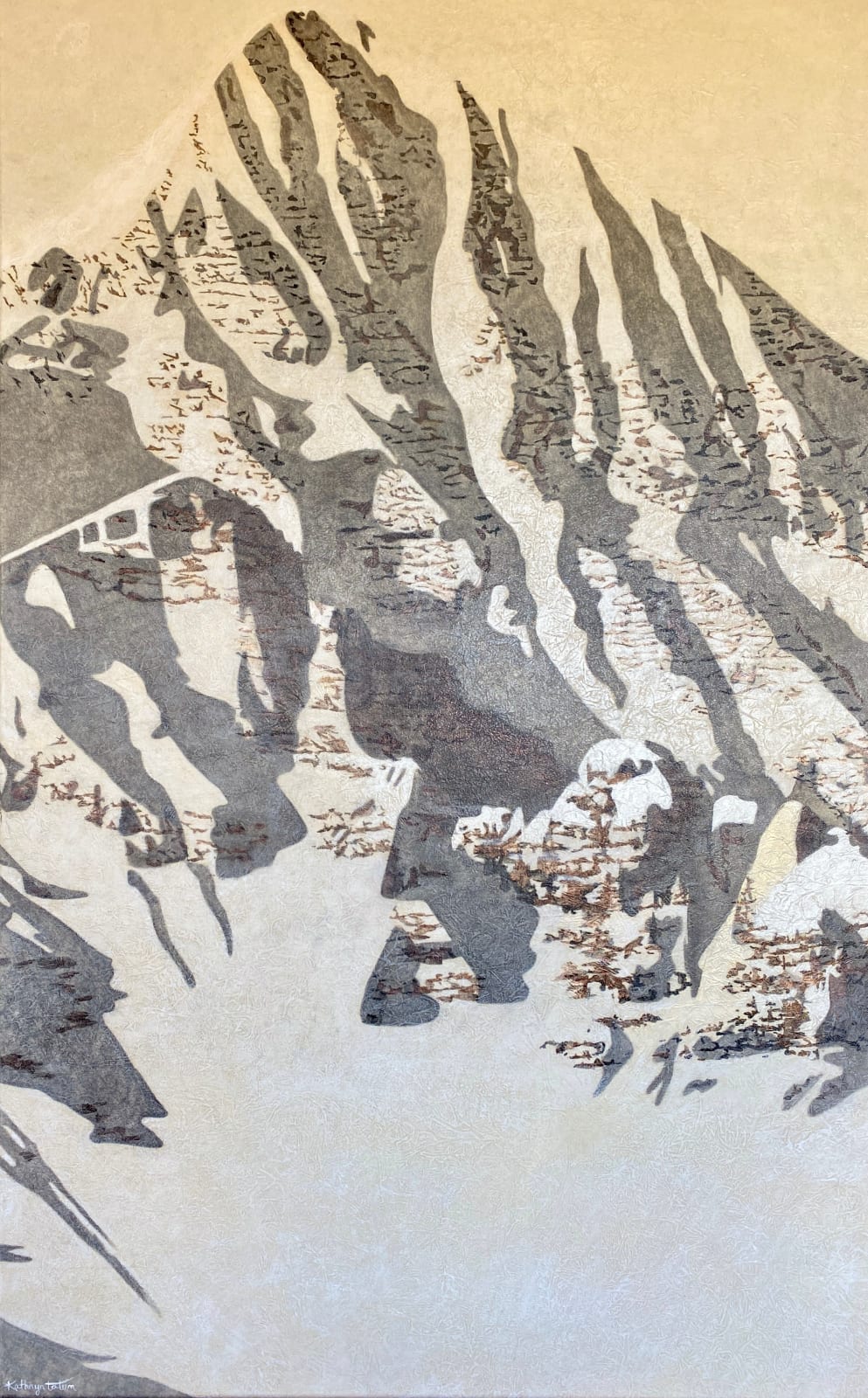 Kathryn Tatum, The North Chute - Wilson Peak