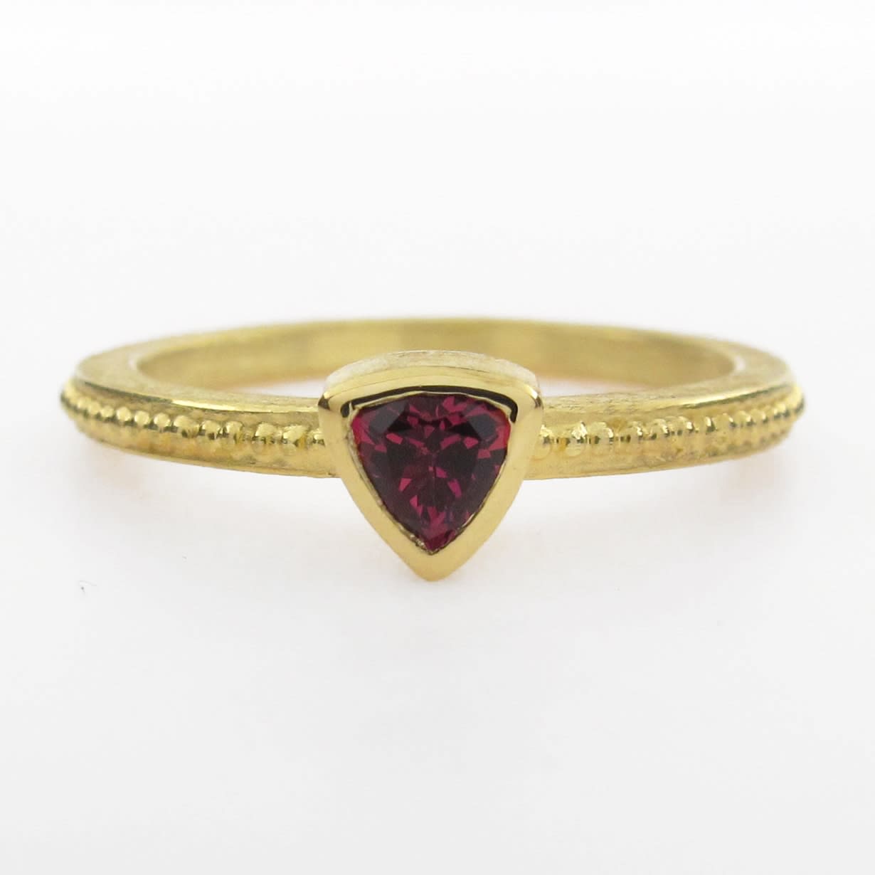 Barbara Heinrich, Trillion Cut Umba Valley Sapphire Ring