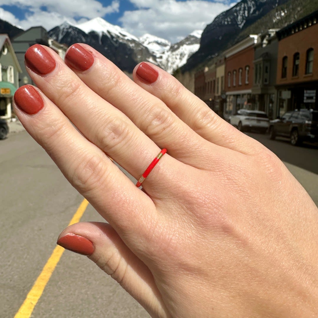 Red enamel ring clearance