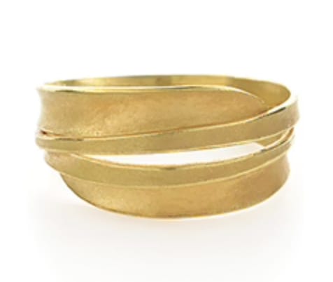 Barbara Heinrich, 18k yellow gold wrapped ring