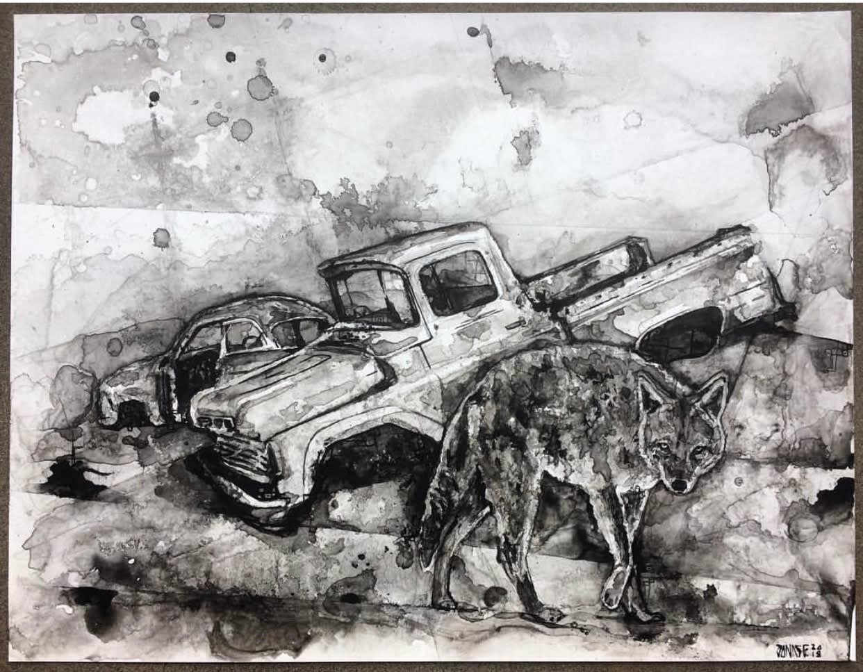 Jonas Fahnestock, Truck and Coyote