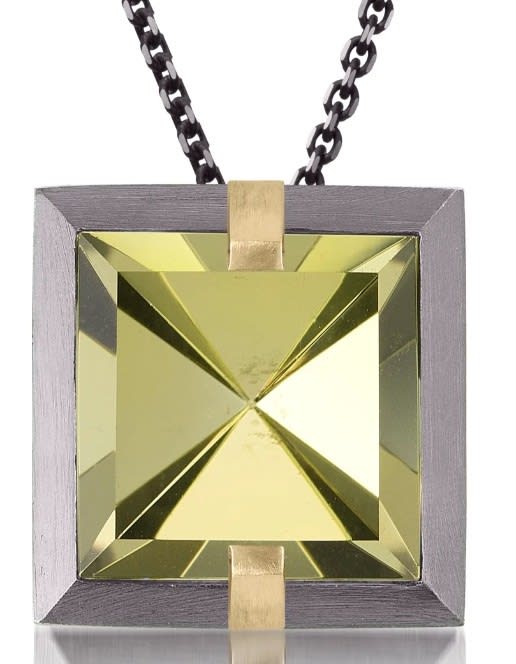 Elizabeth Garvin, Lemon Citrine Pendant