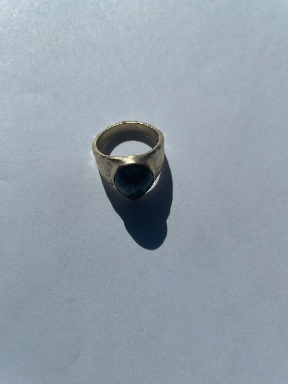 Heather Benjamin, Chrysacola Pear Ring
