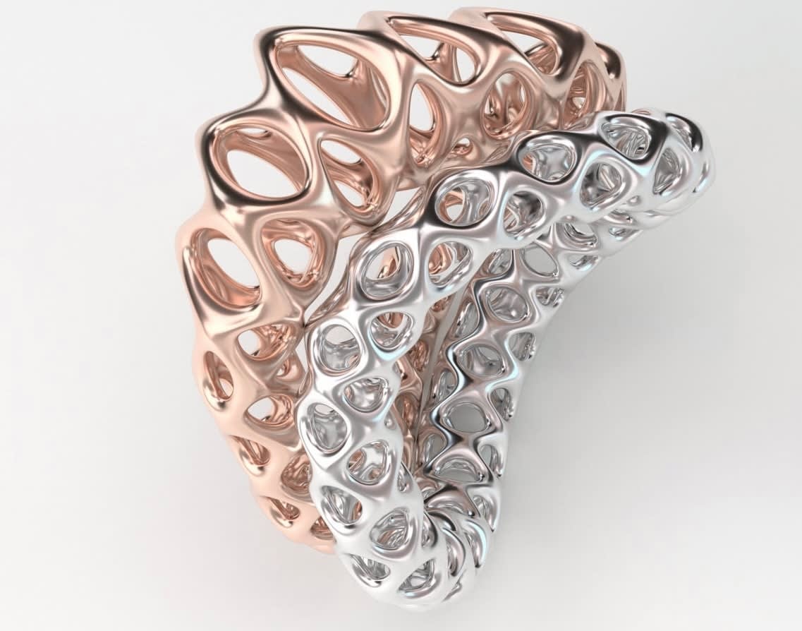Sasha by Alexander, 'Eternity Forever' Ring, 18k yellow gold