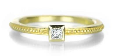 Barbara Heinrich, Square Diamond Stacking Ring