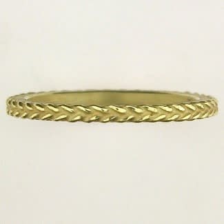 Barbara Heinrich, Braided 18K Gold Ring
